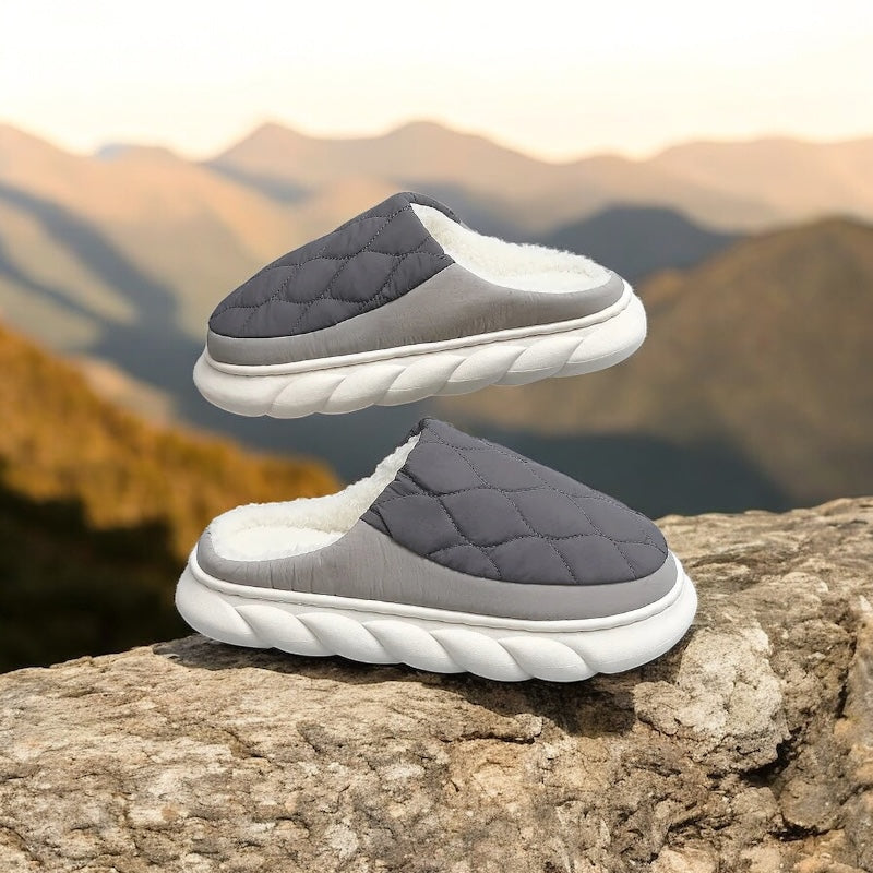 Padded Fleece-Lined Slippers