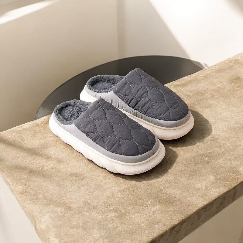 Padded Fleece-Lined Slippers