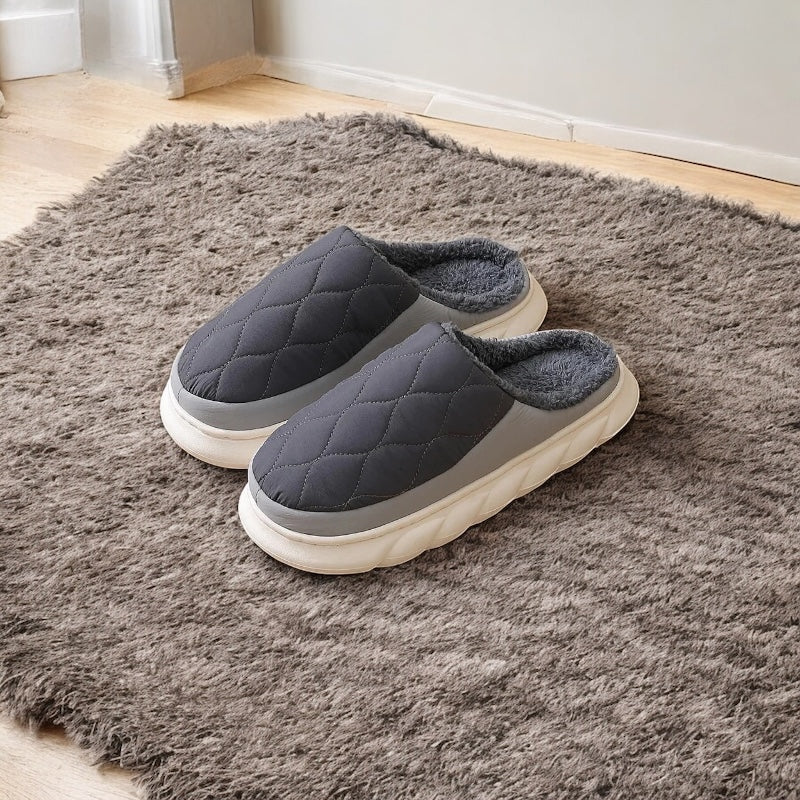Padded Fleece-Lined Slippers