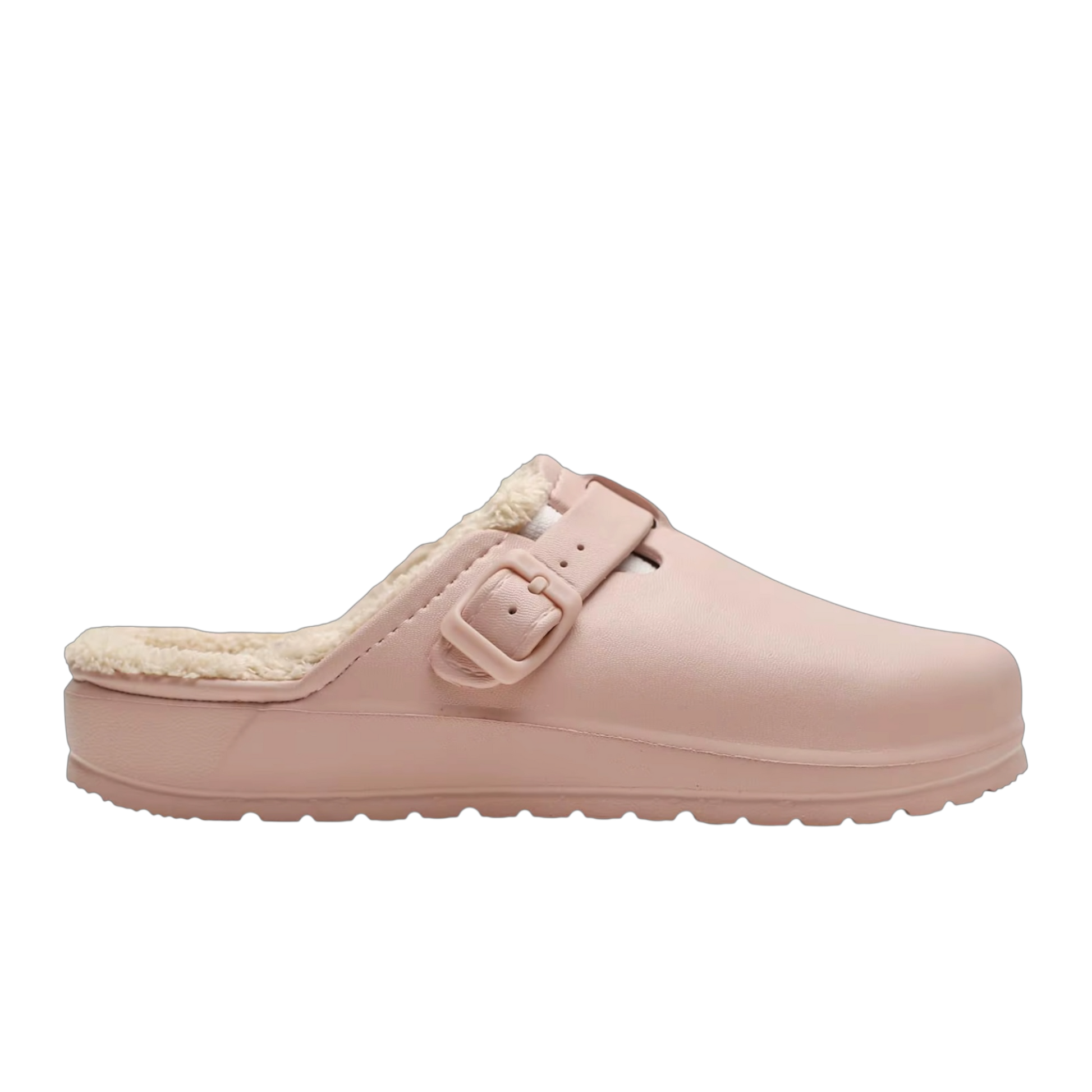 Fleece-Lined - Buckle Clog