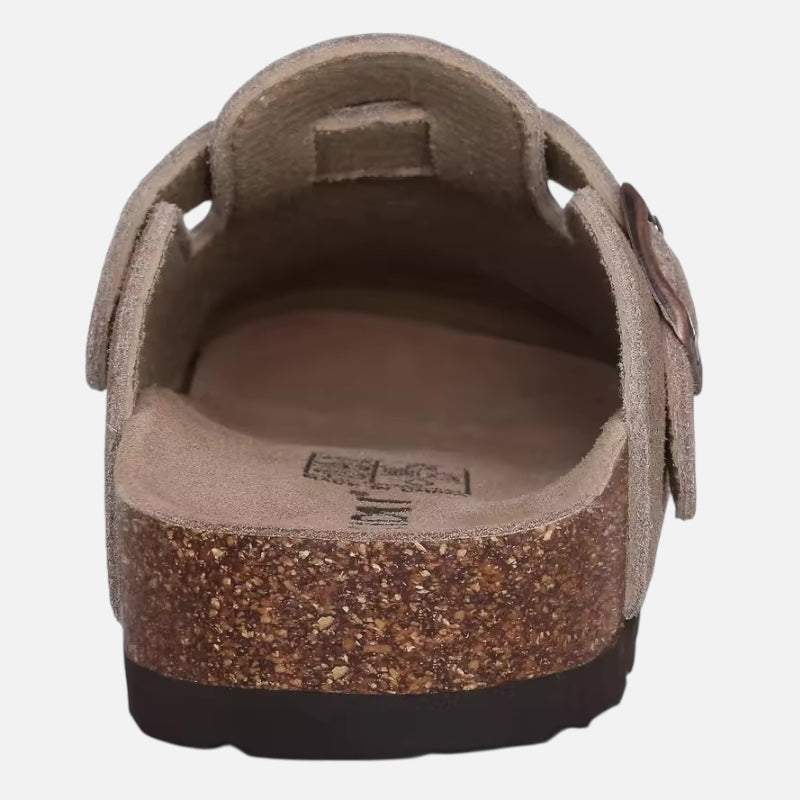 Casual Soft Suede Clogs - MudColoured