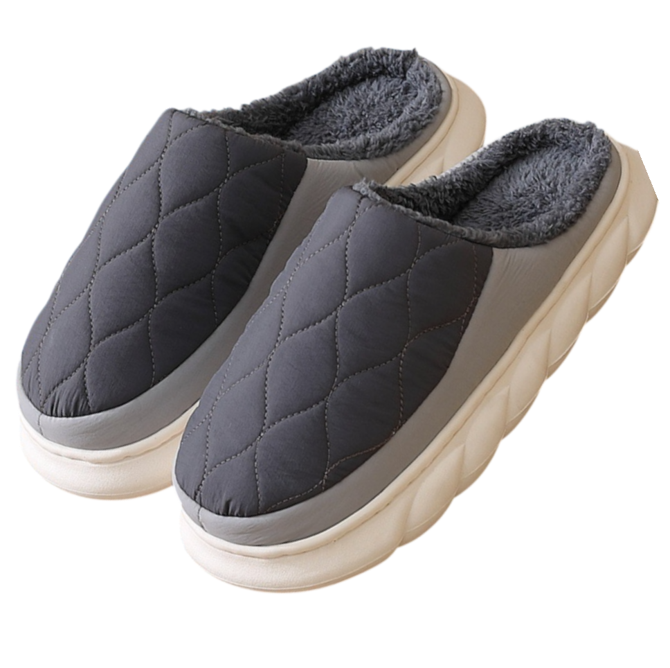 Padded Fleece-Lined Slippers