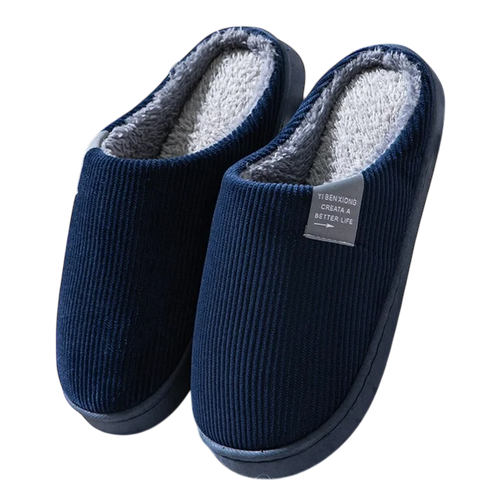 Fleece-Lined - Corduroy Slippers