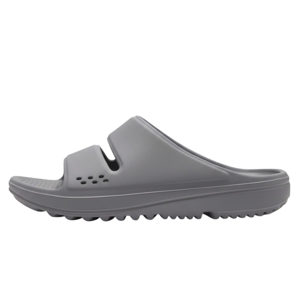Minimal EVA Slip-On Slides - Dark/Grey