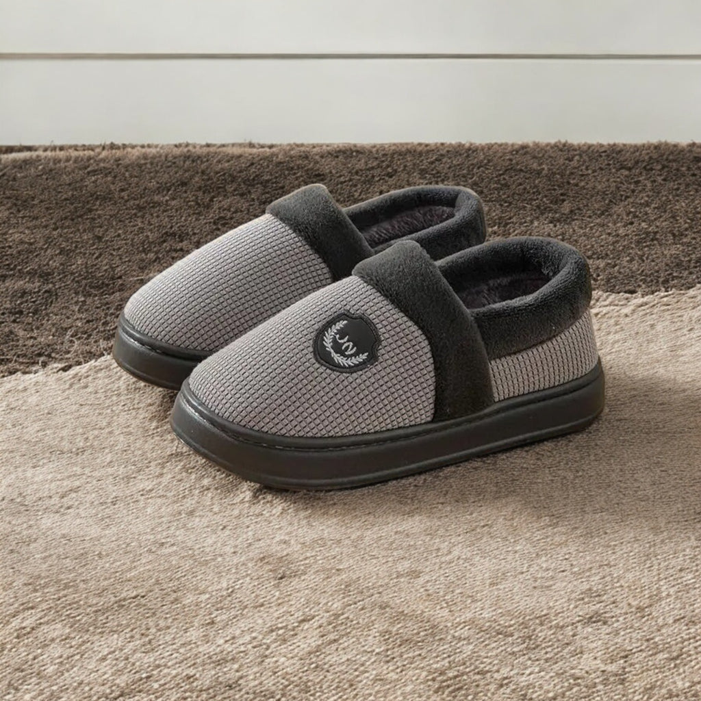 Fleece-Lined Thermal Slippers
