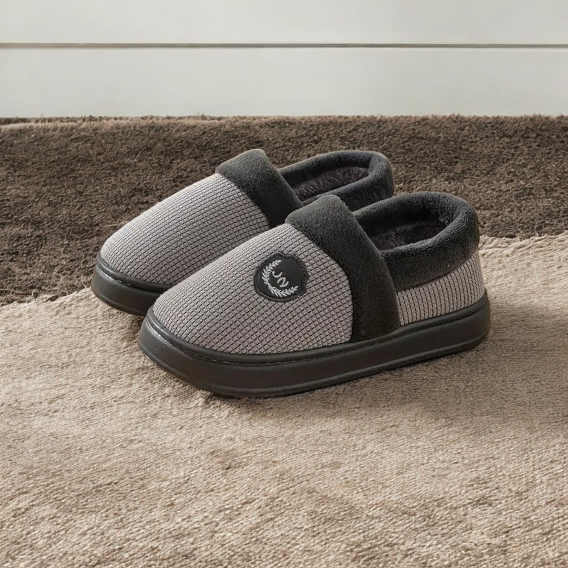 Fleece-Lined Thermal Slippers