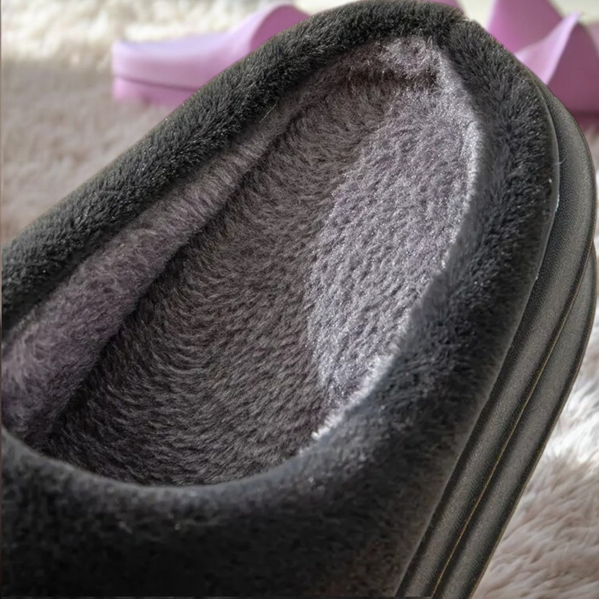 Fleece-Lined Thermal Slippers