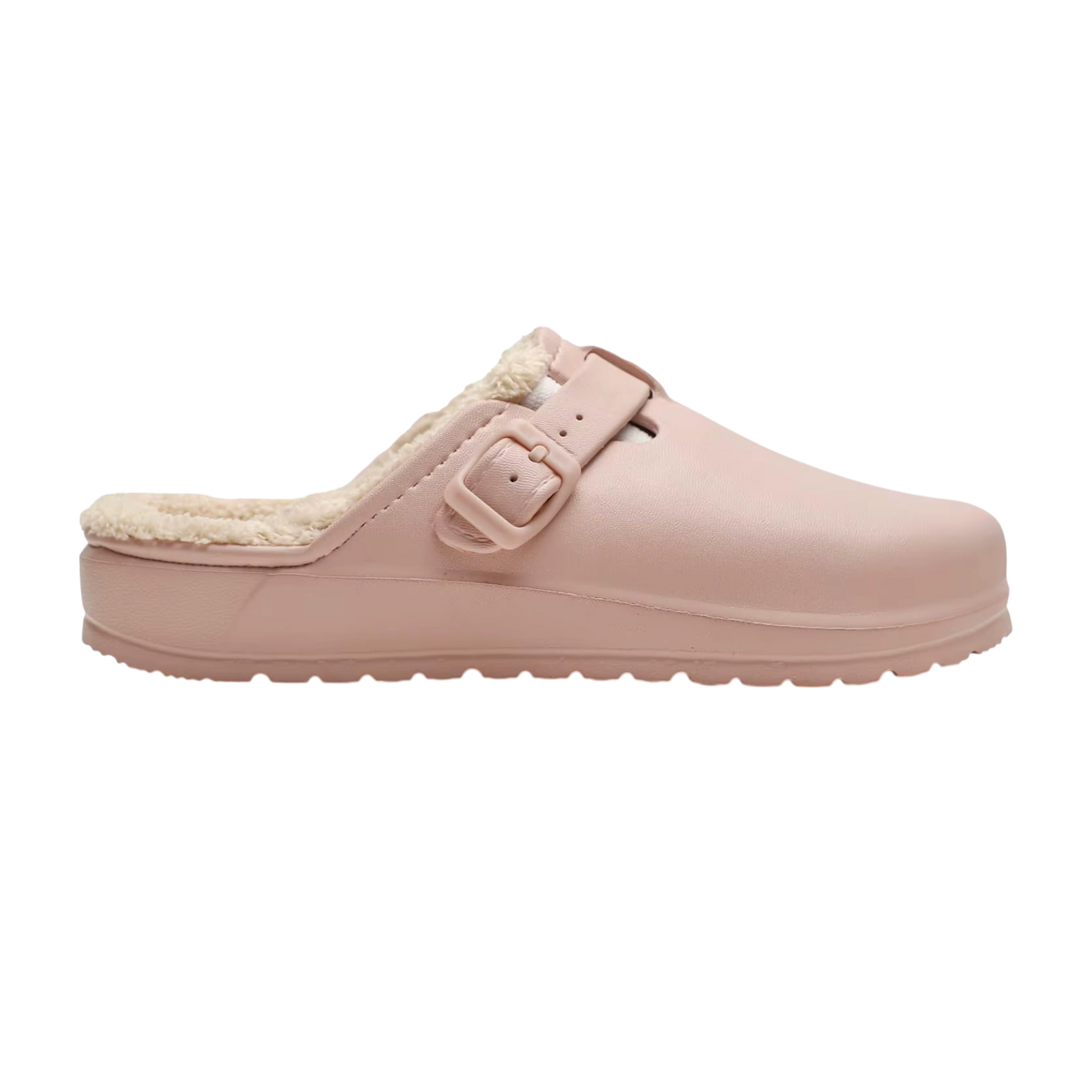 Fleece-Lined - Buckle Clog