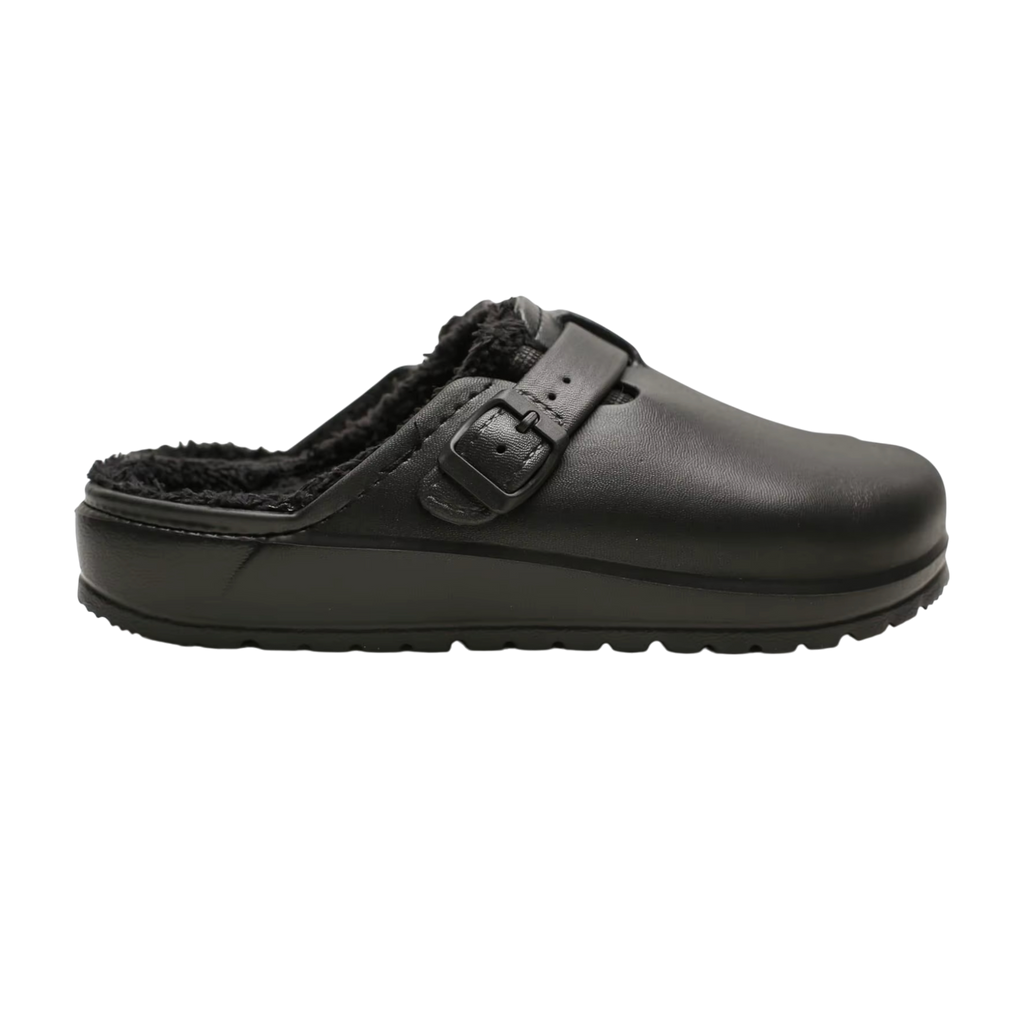 Fleece-Lined - Buckle Clog