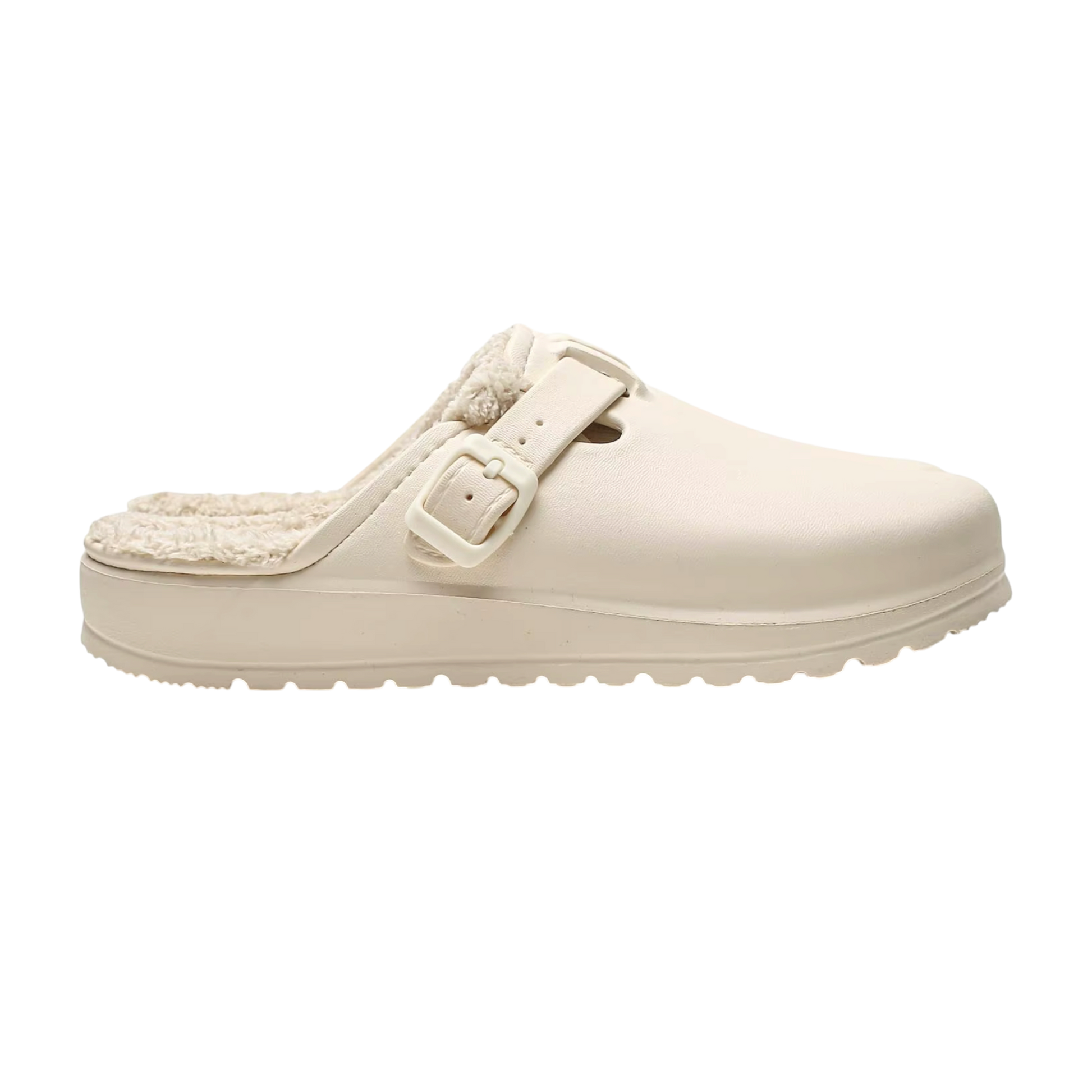 Fleece-Lined - Buckle Clog