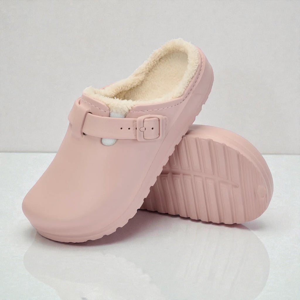 Fleece-Lined - Buckle Clog