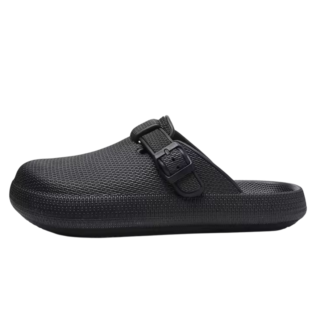 Classic Buckle Clogs – Lightweight Comfort for Everyday Wear