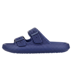 Adjustable Strap Comfort Slides - Blue