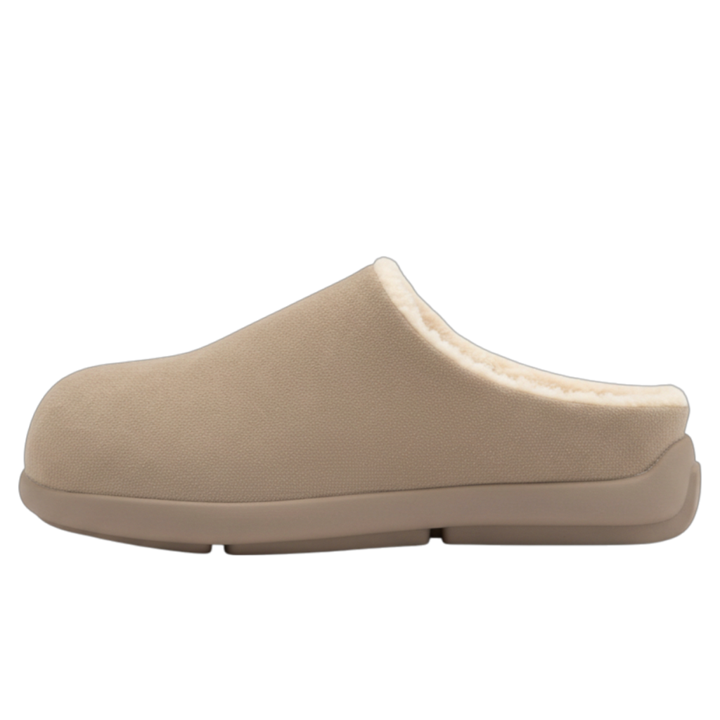 Minimalist Faux Fur Mule Slippers