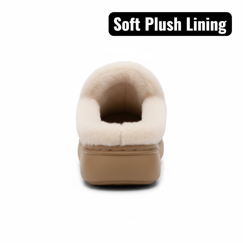 Faux Fur Lined Slip-On Clogs