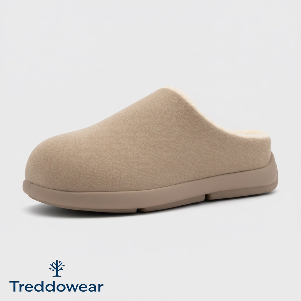 Minimalist Faux Fur Mule Slippers