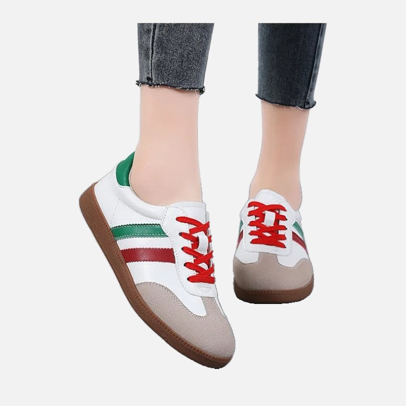 Urban Casual Shoes - Green/Red