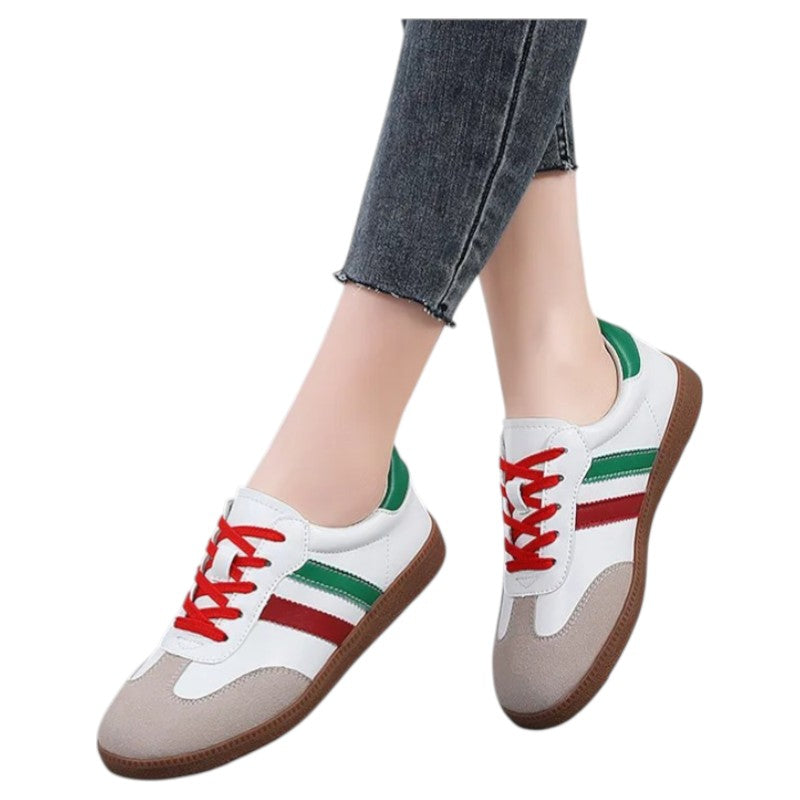 Urban Casual Shoes - Green/Red